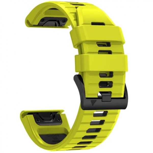  Ремешок Tech-Protect IconBand Pro для Garmin Fenix 5 | 6 | 6 Pro | 7 Lime Black (9319456605068)